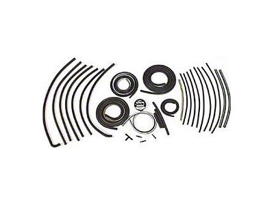 Headlight & Windshield Wiper Dr Vacuum Hose Kit,71-72