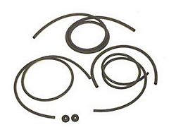 1971-1972 Corvette Windshield Washer Hose Kit Without Air Conditioning 