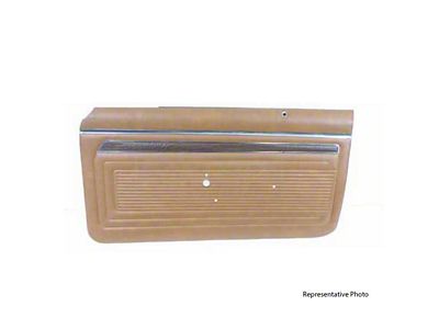 1971-1972 Distinctive Industries Nova Front Door Panels With Burlwood Strip, Custom And Super Sport, Preassembled