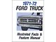 1971-1972 Ford Pickup Facts and Features Manual - 36 Pages