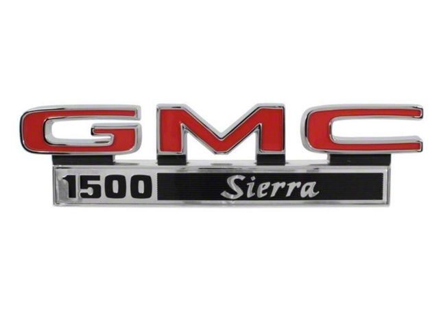 1971-1972 GMC Truck Front Fender Emblem, GMC 1500 Sierra, Sold as a Pair