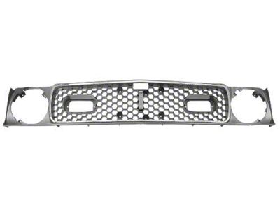 OPR 1971-1972 Mustang Mach 1 Grille Kit with Surround Moldings