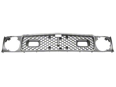 1971-1972 Mustang Mach 1 Grille Kit with Surround Moldings