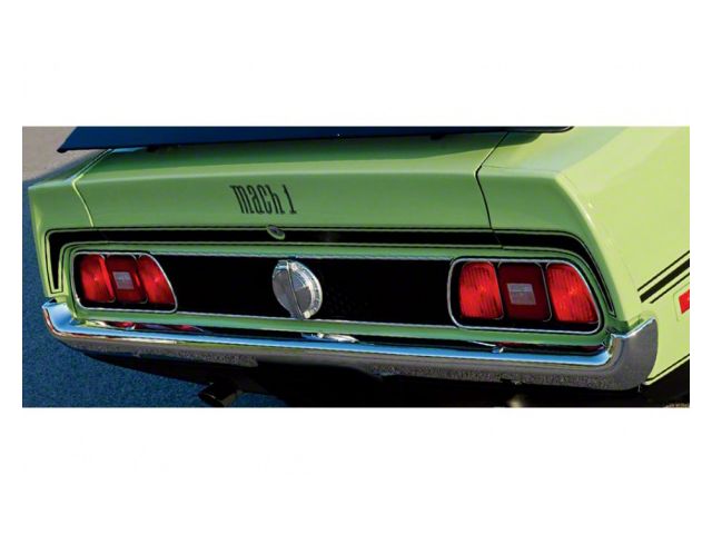 1971-1972 Mustang Mach 1 Trunk Lid Stripe Kit