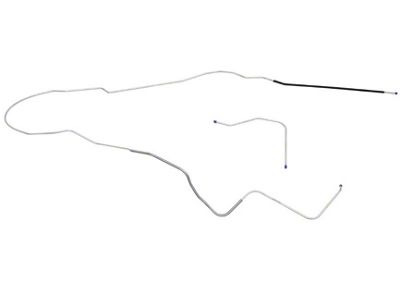 1971-1972 Pontiac GTO / Tempest / LeMans Hardtop RH Routing 5/16 Fuel Vapor Lines 2pc, OE Steel