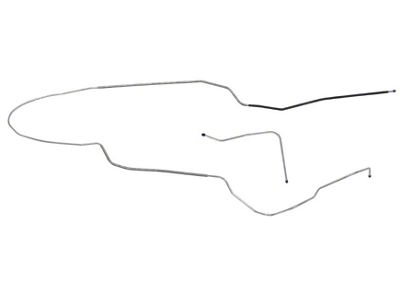 1971-1972 Pontiac GTO / Tempest / LeMans Convertible RH Routing 5/16 Fuel Vapor Lines 2pc, OE Steel