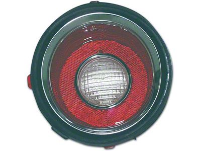 1971-1973 Camaro Trim Parts Back-Up Light Lens, Left, Rally Sport (Rally Sport RS Coupe)