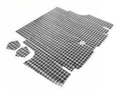 1971-1973 Ford Mustang Fastback Trunk Mat Set with Plaid Pattern