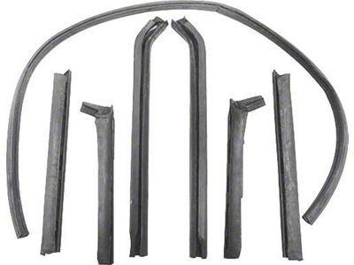 1971-1973 Mustang Convertible Roof Rail Seal Set