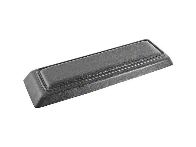 1971-1973 Mustang Correct Reproduction Console Arm Rest Pad/Lid, Black