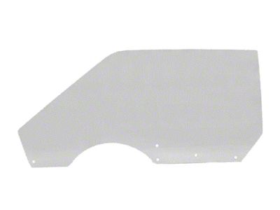 1971-1973 Mustang Coupe or Convertible Door Glass for Cars with Power Windows, Left