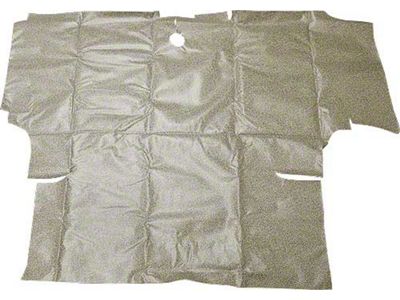 1971-1973 Mustang Coupe or Convertible Vinyl and Fleece Trunk Mat, Speckled 18 Pattern
