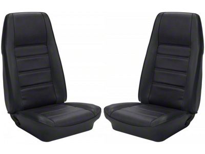 1971-1973 Mustang Coupe TMI Premium Standard Interior Front Bucket and Rear Bench Seat Cover Set