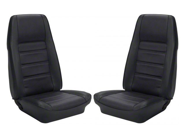 1971-1973 Mustang Coupe TMI Premium Standard Interior Front Bucket and Rear Bench Seat Cover Set