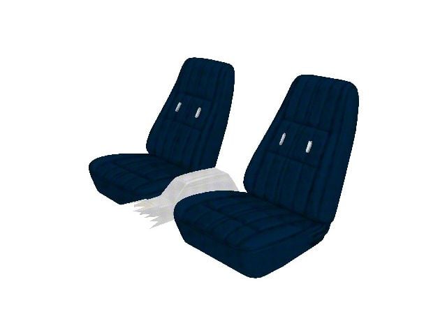 1971-1973 Mustang Deluxe/Grande Hi-Back Front Bucket Seat Covers, Distinctive Industries