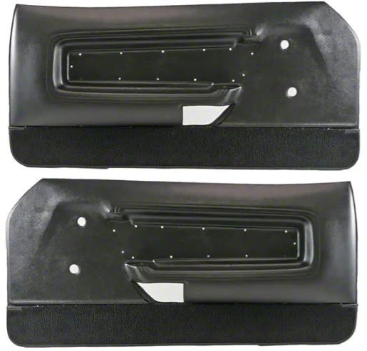 1971 1973 Mustang Deluxe Mach 1 Interior Door Panels in Factory Colors