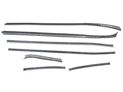 Belt Weatherstrip Kit/ 8pcs/ 71-73 Mustang Fastback