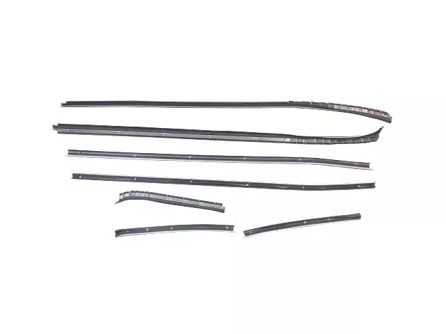 Belt Weatherstrip Kit/ 8pcs/ 71-73 Mustang Fastback