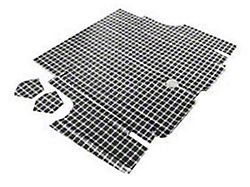 Trunk Mat Set, Plaid Pattern (69-70 Mustang)