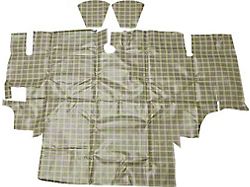 Trunk Mat/ Plaid/ 71-73 Mustang Fastback