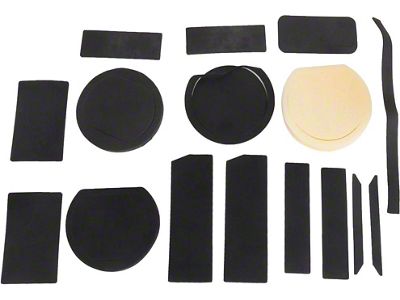 1971-1973 Mustang Heater Seal and Gasket Set for Cars with Factory A/C (factory A/C)