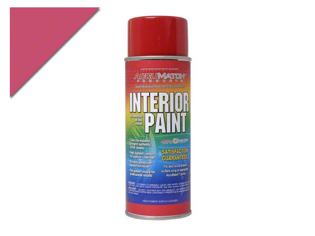 1971-1973 Mustang Interior Lacquer Paint, Medium Vermillion Metallic