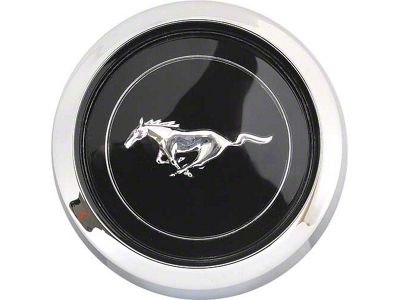 1971-1973 Mustang Magnum 500 Wheel Center Cap with Black Center (Fits reproduction Magnum wheels)