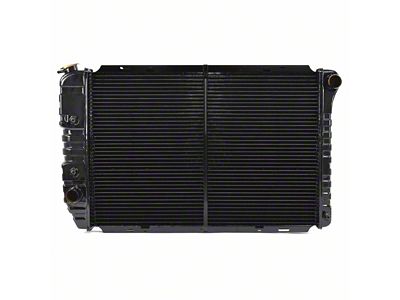 1971-1973 Mustang MaxCore OE-Style 3-Row Copper/Brass Radiator, 302/351/390/400/429/460 V8