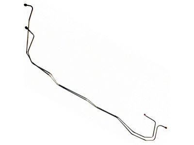 1971-1973 Mustang OEM Steel C4 Transmission Cooler Line Set, V8