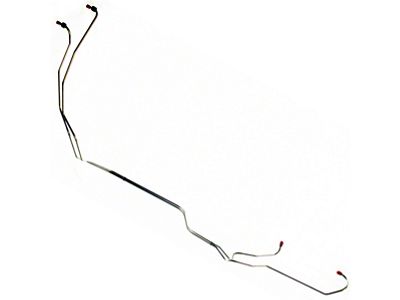 1971-1973 Mustang OEM Steel FMX Transmission Cooler Line Set, V8