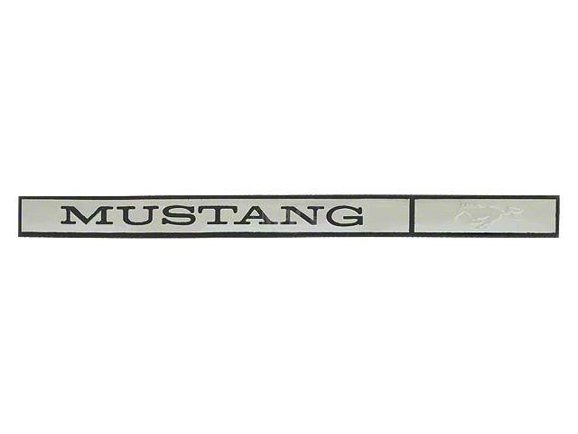 1971-1973 Mustang Peel and Stick Type Dash Panel Emblem Insert
