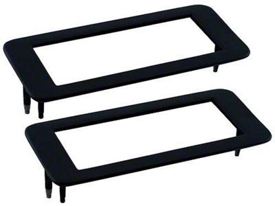 OPR 1971-1973 Mustang Rear Side Marker Light Bezels, Pair
