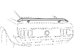 Scott Drake 1971-1973 Mustang Rear Spoiler Kit