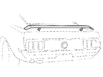 Scott Drake 1971-1973 Mustang Rear Spoiler Kit
