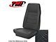 1971-1973 Mustang Coupe or Convertible or Sportsroof TMI Premium Standard Interior Front Bucket Seat Cover Set, Black