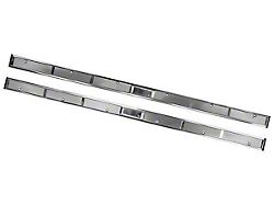 Stainless Steel Door Sill Scuff Plates, Pair (70-73 Mustang)
