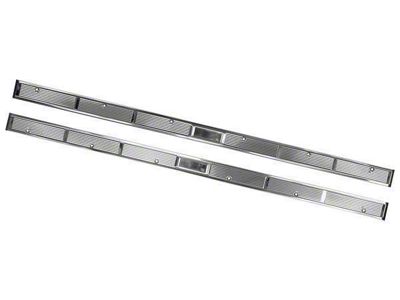 1971-1973 Mustang Stainless Steel Door Sill Scuff Plates, Pair