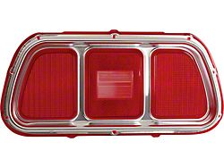 1971-1973 Mustang Tail Light Lens with Ford Logo