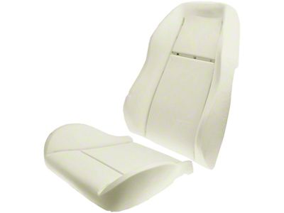 TMI 1971-1973 Mustang Mach 1 Sport High Back Bucket Seat Seat Foam Set, 2 Pieces