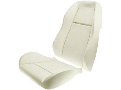 1971-1973 Mustang TMI Mach 1 Sport High Back Bucket Seat Seat Foam Set, 2 Pieces