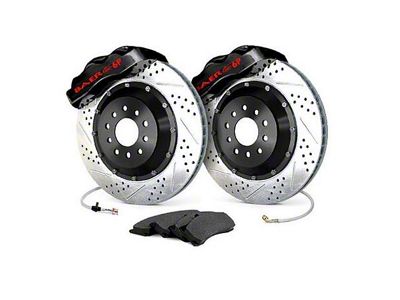Baer Pro+ Front Big Brake Kit with 11.90-Inch Rotors; Black Calipers (66-75 Bronco)
