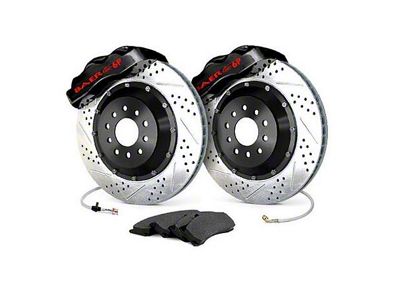 1971-1975 Ford Bronco 11.9 Pro+ Brake Kit, Front, Black Calipers