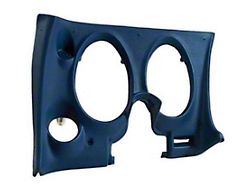 Dash Pad,Lwr Medium Saddle Lf W/AC,74-75 