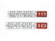 1971-72 Chevy Truck Front Fender Emblems Cheyenne 10