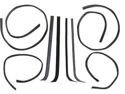 1971-72 Ford Pickup Window Anti-Rattle Kit, From Serial K40,001