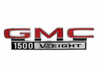 1971-72 GMC Truck Fender Emblems 1500 Sierra Grande