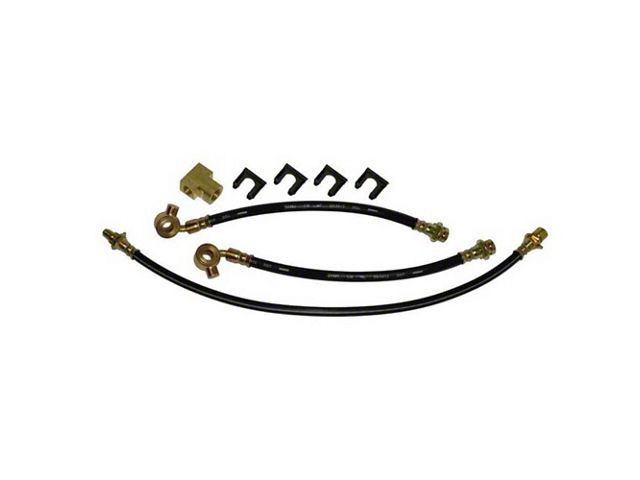 1971 Chevy-GMC Truck Brake Hose Kit, Coil Rear End, Front Disc Rear Drum, 2WD 1/2-3/4 Ton
