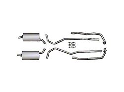 1971 Corvette Exhaust System Small Block 270hp Aluminized 2 With Manual Transmission