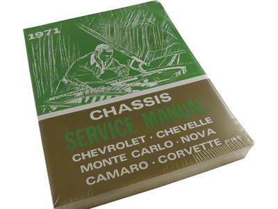 1971 Full Size Chevy, Chevelle, Monte Carlo, Nova, Camaro, Corvette Chassis Service Manual