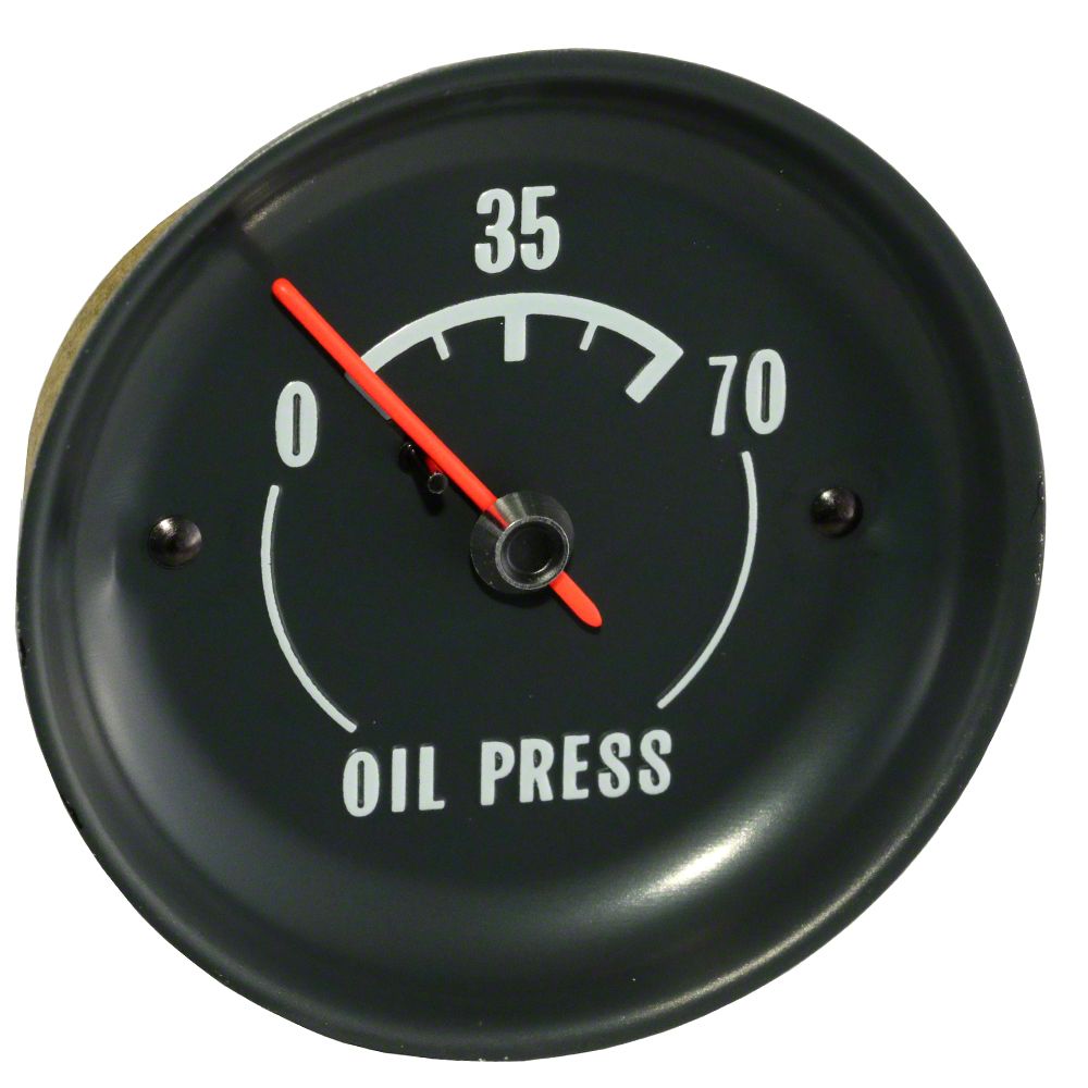 Ecklers Oil Pressure Gauge Dash Unit, 19721973